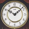 AMS 7013/1 Wanduhr Quarz mit Pendel Holz nussbaum farben Produktbild-Vorschau 2