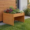 Abri pour tondeuse robot avec bac à fleurs HWC-Q17, abri Voir les images du produit 1