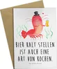 Mr. & Mrs. Panda Glückwunschkarte Hummer Weizen - Weiß - Produktbild-Vorschau 1
