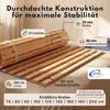 Coemo Rollrost 120 x 200 cm Rolllattenrost 21 massive Produktbild-Vorschau 5