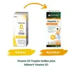 Comparison of old and new packaging for Hübner Vitamin D3 drops. Voir les images du produit
