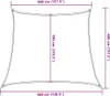 Sonnensegel 160 g/m² Rot 4/5x4 m HDPE Produktbild-Vorschau 10