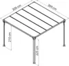 Palram - Canopia Pawilon aluminiowy Milano 3000 antracytowy Podgląd zdjęcia produktu 13