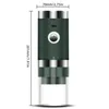 A product shot of a coffee grinder with dimensions indicated. Podgląd zdjęcia produktu