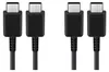 2x Schnell-Ladekabel USB-C 1.8m 3A schwarz für ZTE Blade Produktbild-Vorschau 1