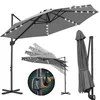 Ikodm Gartenschirm 3m Grau, Ampelschirm mit 28 LED, Produktbild-Vorschau 15