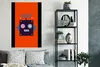MuchoWow® Poster Roboter - Rot - Gesicht - Formen - Jungen Produktbild-Vorschau 4
