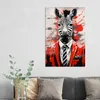 DEQOART Glasbild Echtglas 60x90 cm 'Zebra im Rampenlicht' Produktbild-Vorschau 3