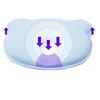 Memory Foam Babykissen, niedliches Cartoon Bär weiches und Produktbild-Vorschau 7