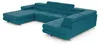 Wohnlandschaft Cordo U-Form XXL 345 cm Schlaffunktion 2 Produktbild-Vorschau 9