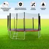 AREBOS Couverture de rebord de trampoline Ø457 cm Rouge | Voir les images du produit 3