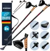 SPORTANA® 2er Set Wanderstöcke Teleskop mit Aufsätze Produktbild-Vorschau 1