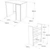 Skye Decor, SA1- SA1LCS, Nussbaumfarbe,,Weiß, Produktbild-Vorschau 7
