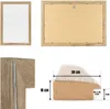 Bilderrahmen Eiche Vintage Silber CLAMARO 53G Neo Collage Produktbild-Vorschau 2