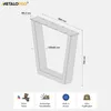 MetaloPro Tischbeine Atria Lite Extreme – 2x Schwarze Produktbild-Vorschau 3