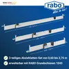RABO Set "B" - 3-dílné plynule nastavitelné nivelační desky Náhled obrázku produktu 1