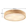 Lindby Deckenlampe Tanju, Ø50 cm, 4-flg., Kautschukholz, Produktbild-Vorschau 5