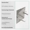 Kaminhaube aus Edelstahl 300 x 300 mm Produktbild-Vorschau 3