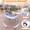 Trotteur Pliable Chariot de marche pour bébé Hauteur Voir les images du produit 3
