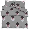 vidaXL Bettwäsche-Set Grau 200x200 cm Baumwolle Produktbild-Vorschau 1