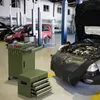 Dílenský vozík COSTWAY 2v1 s kufrem, 8 přihrádek, háčky a Náhled obrázku produktu 2