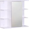 Armoire de toilette Relaxdays, 6 étagères, 2 compartiments Voir les images du produit 1