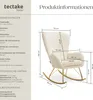 tectake® Schaukelstuhl  Swing 70 x 93 x 100 cm, Produktbild-Vorschau 5