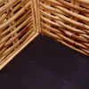 vidaXL 3-Sitzer Gartensofa Natürliches Rattan Produktbild-Vorschau 2