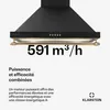 Klarstein Montblanc Hotte murale, Hotte d'aspiration à Voir les images du produit 4
