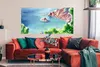 MuchoWow® Poster Meer - Berge - Wald 160x80 cm - Foto Produktbild-Vorschau 2