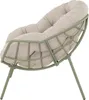 Relaxstuhl Cozy 101 x 93 x 97 cm Aluminium Olefin Grün Beige_Natur24 Produktbild-Vorschau