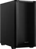A black computer tower case is shown from a three-quarter angle against a black background. Produktbild-Vorschau