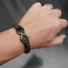 UNIQAL | Unendlichkeit Lederarmband "INFINITY" Herren Produktbild-Vorschau 3