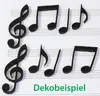 Noten und Notenschlüssel aus Filz 3-6cm hoch 4mm Dick 8 Produktbild-Vorschau 2
