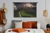 MuchoWow® Wandteppich Wandbehang Dunkle Wolken über den Produktbild-Vorschau 4