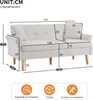 okwish Polstersofa Doppelsofa geeignet für Wohn- und Produktbild-Vorschau 7