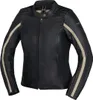 IXS Stripe Damen Motorrad Lederjacke, schwarz, 46 Produktbild-Vorschau 1