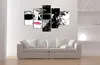 Visario Leinwandbild Abstrakt Schwarz Weiß 160x80 cm – Produktbild-Vorschau 3