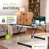 Zestaw 3 składanych stołów 100x60 cm, z regulacją wysokości Podgląd zdjęcia produktu 14
