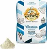 A bag of Caputo flour with a small pile of flour in the foreground. Produktbild-Vorschau