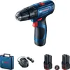 Bosch Perceuse à percussion 12V 30/14Nm 2X2.0Ah Valise Gsb Voir les images du produit 10