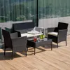 Kondela Gartenmöbel aus Kunstrattan Ratana - Schwarz / Produktbild-Vorschau 2