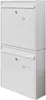 A white double mailbox unit is shown against a white background. Produktbild-Vorschau