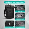 Rucksack 33L Wasserdichte Laptop Rucksack Herren Damen 15,6 Produktbild-Vorschau 4