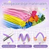 Pfeifenreiniger Blumen Set, 1000 Stück, 18 Farben, 30 cm Produktbild-Vorschau