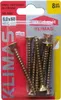 Gehärtete Holzschrauben 6x60mm 8Stk PZ3 gold Produktbild-Vorschau 1