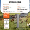 Rete metallica VEVOR, 6,35 mm, 1220 mm x 30,48 m, 23 gauge, Anteprima dell’immagine prodotto 7