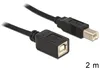 DeLOCK USB2.0-B - USB2.0-B, 2m, 2 m, USB B, USB B, USB 2.0, Produktbild-Vorschau 2