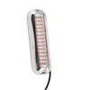 A single underwater boat light with red LEDs is shown against a white background. Voir les images du produit