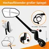 Fietsspiegel HD, echtglas, 360° draaibaar, voor stuur Productafbeelding-voorbeeld 7